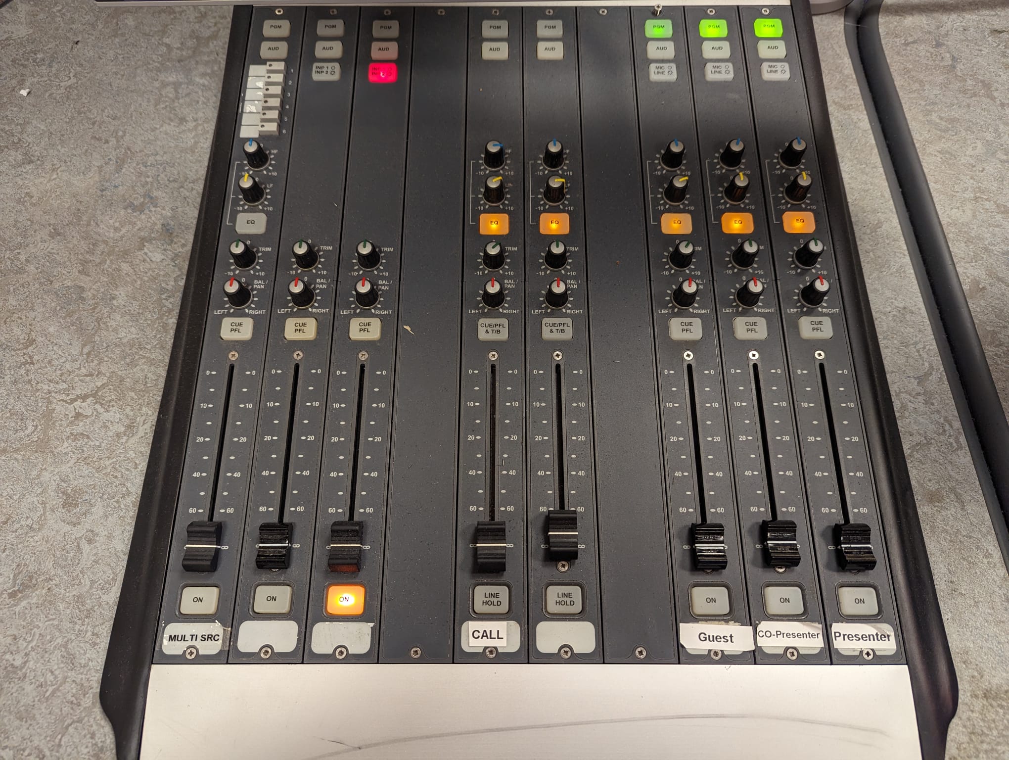 Studio 1 Left Sound Desk